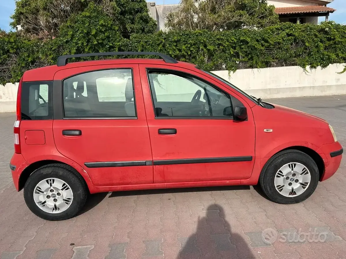 Usata Fiat Panda 60 CV (44 kW) 2007 Rosso Utilitaria