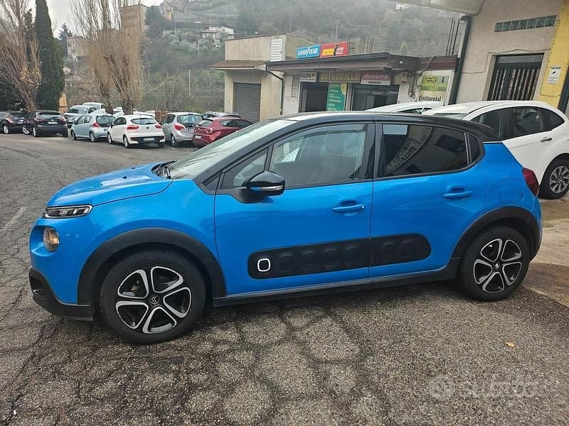 Usata Citroën C3 PureTech 82 CV (60 kW) 2018 Blu Utilitaria