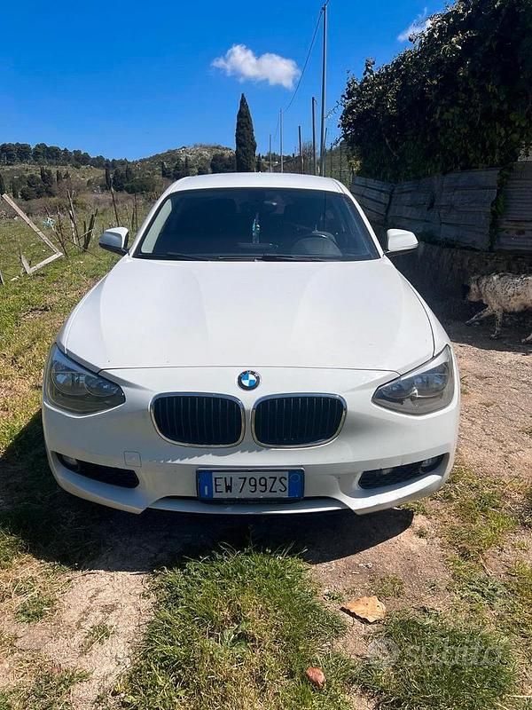 Usata BMW 114 Efficient Dynamics 95 CV (69 kW) 2014 Bianco Utilitaria