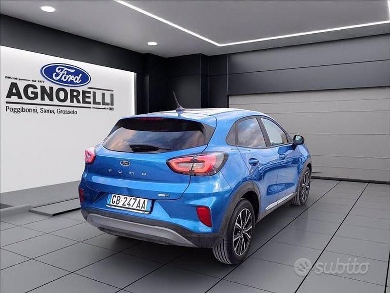 Usata Ford Puma Titanium 125 CV (91 kW) 2020 Blu/azzurro SUV