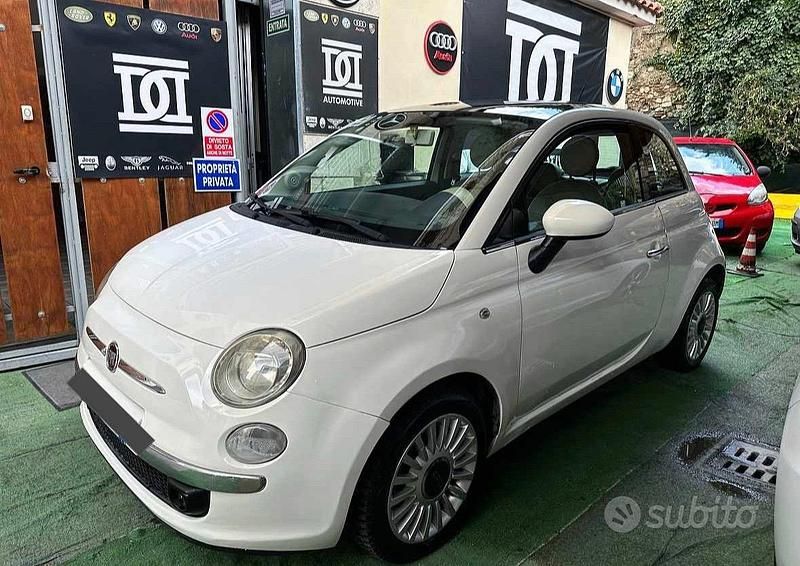 Usata Fiat 500 Lounge 69 CV (50 kW) 2012 Bianco Berlina