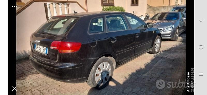 Usata Audi A3 150 CV (110 kW) 2008 Nero
