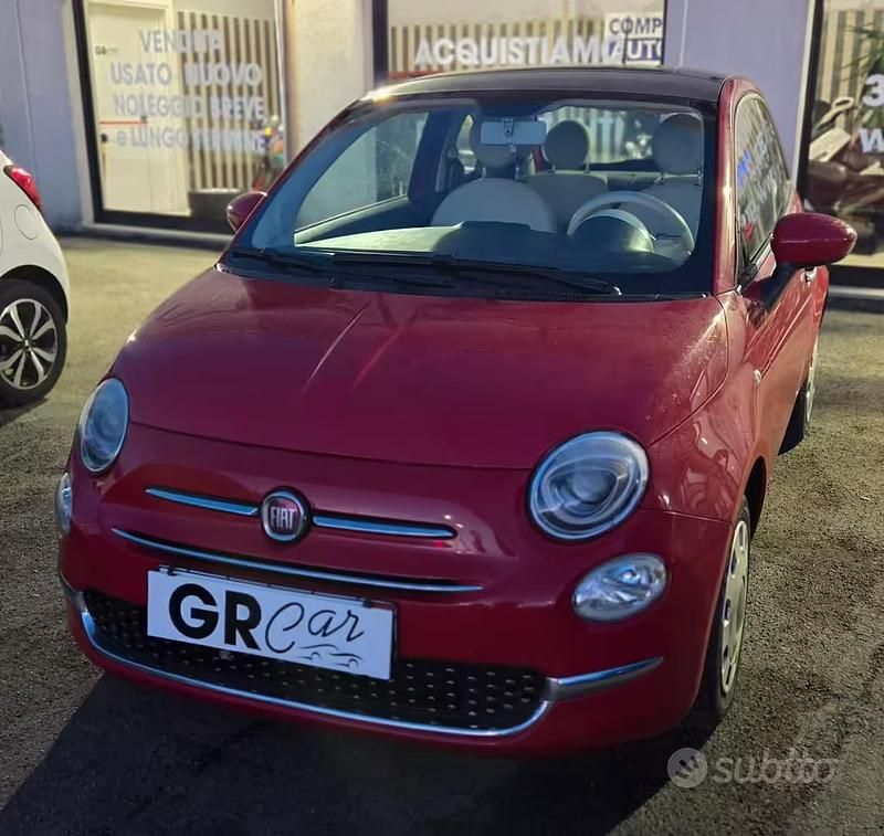Usata Fiat 500 Lounge 60 CV (44 kW) 2018 Rosso Berlina