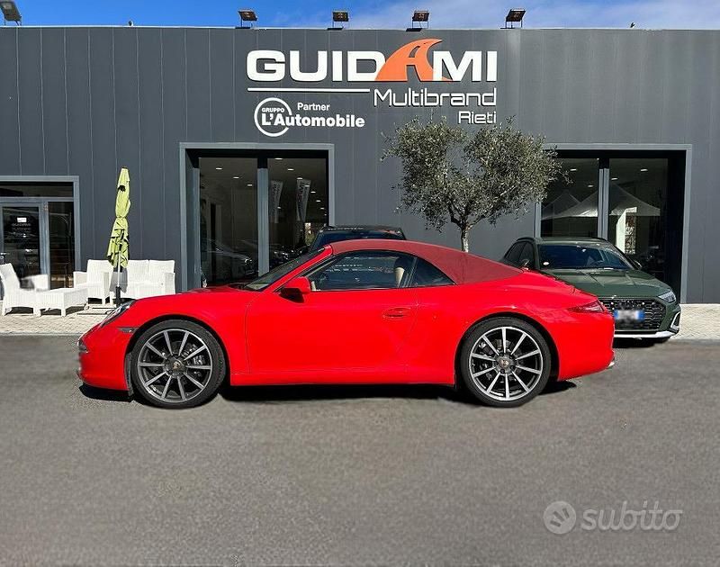 Usata Porsche 911 Carrera Cabriolet 349 CV (256 kW) 2013 Rosso Cabrio