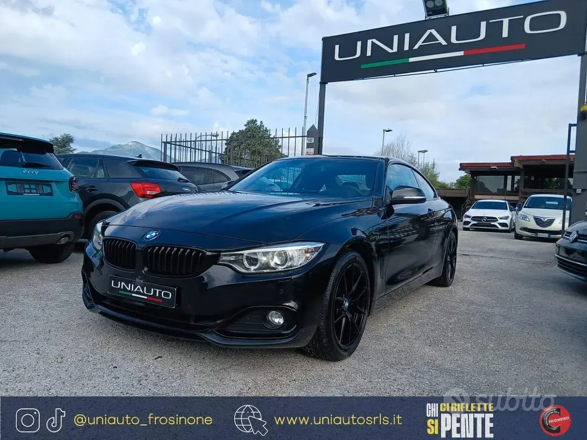 Usata BMW 418 Advantage 150 CV (110 kW) 2017 Nero Coupé