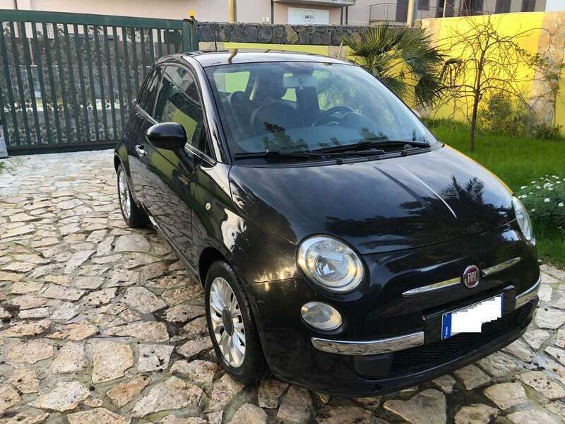 Usata Fiat 500 Lounge 69 CV (50 kW) 2015 Nero Utilitaria