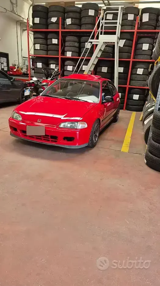 Usata Honda Civic 160 CV (117 kW) 1992 Rosso Berlina