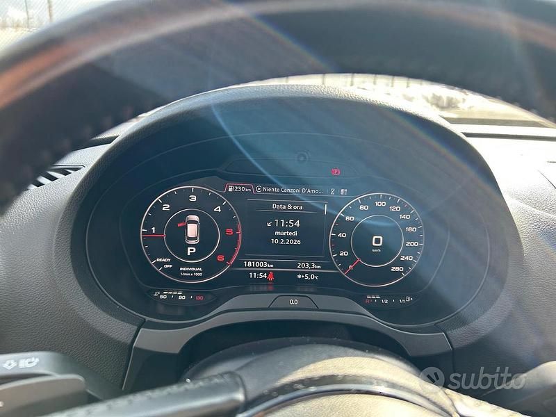 Usata Audi A3 184 CV (135 kW) 2016 Grigio Berlina