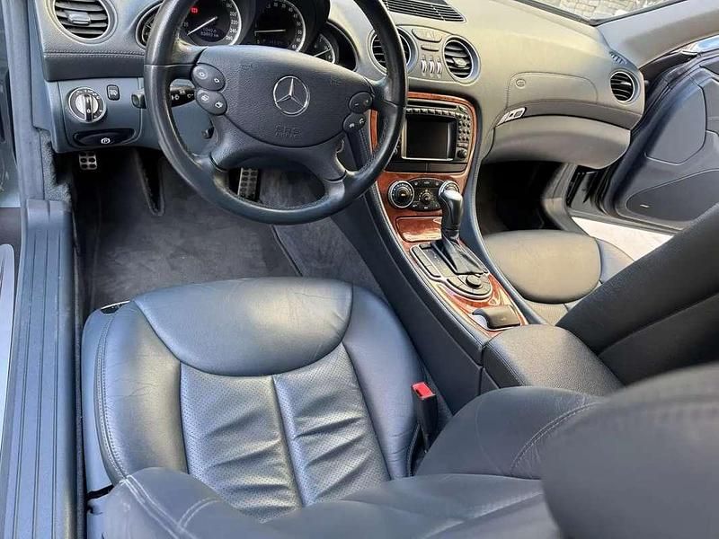 Begagnad Mercedes SL500 306 HK (225 kW) 2001 Blå Cab