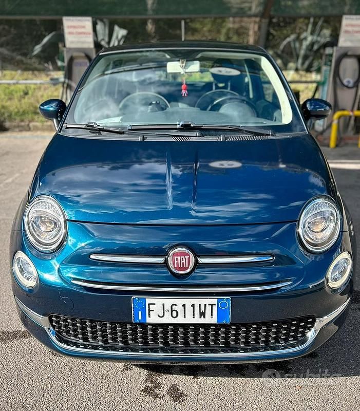 Usata Fiat 500 Lounge 69 CV (50 kW) 2017 Blu Berlina