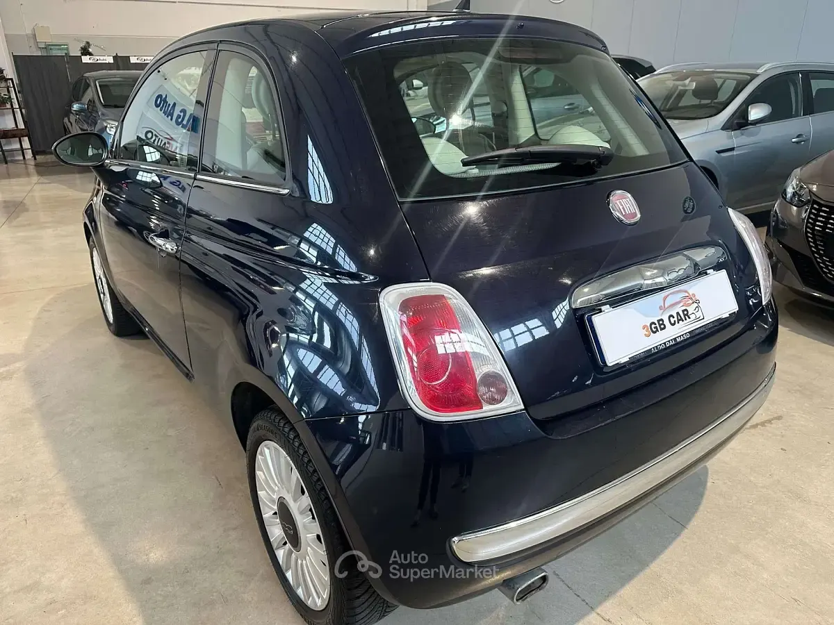 Usata Fiat 500 Lounge 69 CV (50 kW) 2012 Blu Utilitaria