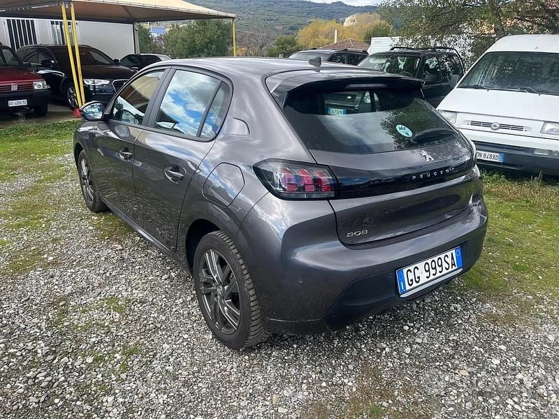 Usata Peugeot 208 Allure 102 CV (75 kW) 2022 Grigio Utilitaria
