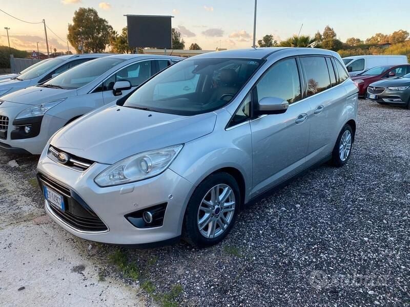 Usata Ford C-MAX Titanium 115 CV (84 kW) 2014 Argento Monovolume