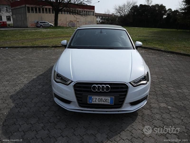 Usata Audi A3 Cabriolet 2015 Bianco Cabrio