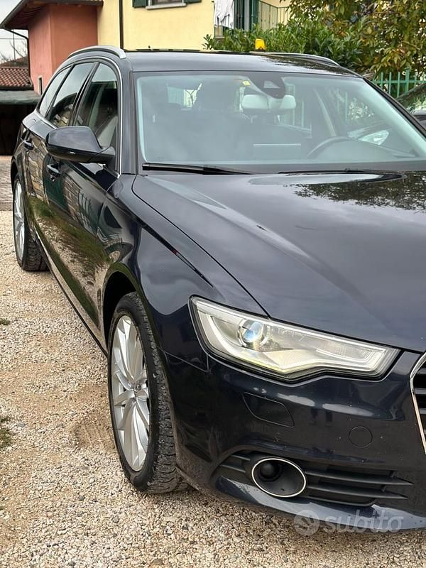 Usata Audi A6 Ambiente 245 CV (180 kW) 2012 Blu Berlina