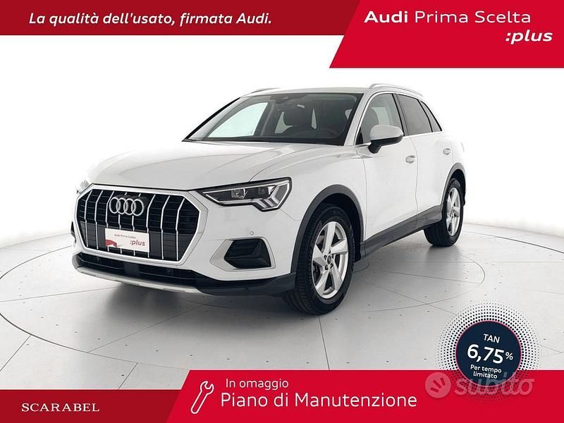 Bianco ghiaccio metallizzato Usata 2024 Audi Q3 Advanced Plus SUV | 36.900 € (Ottimo prezzo) - Immagine 1/4
