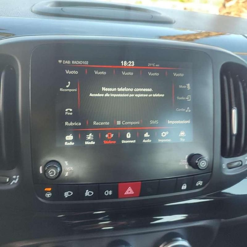 Usata Fiat 500L Cross 95 CV (69 kW) 2019 Grigio scuro Monovolume