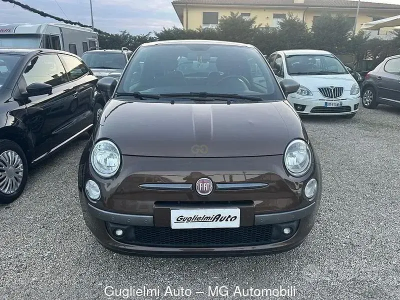 Usata Fiat 500 69 CV (50 kW) 2009 Marrone Cabrio