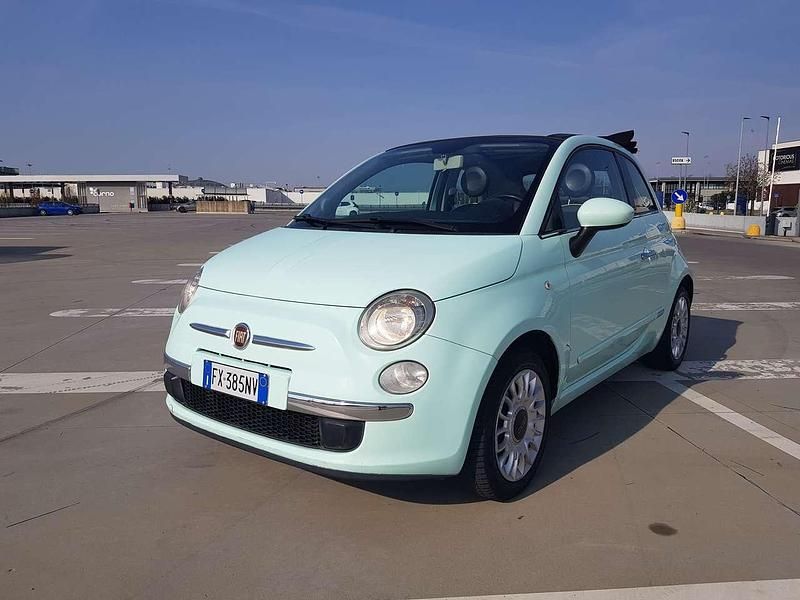 Usata Fiat 500C Lounge 69 CV (50 kW) 2015 Acquamarina Cabrio