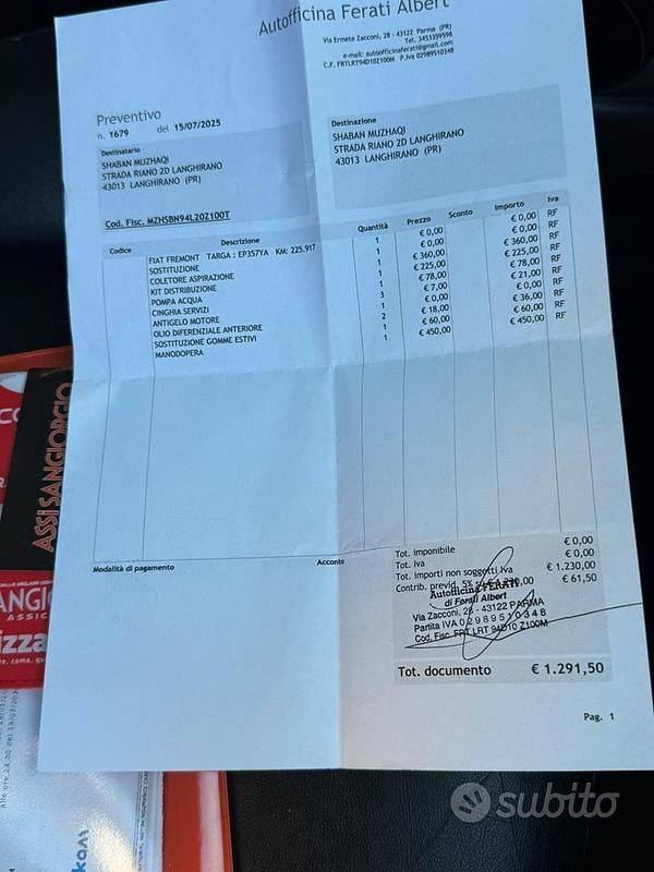 Usata Fiat Freemont 170 CV (125 kW) 2011 Bianco SUV