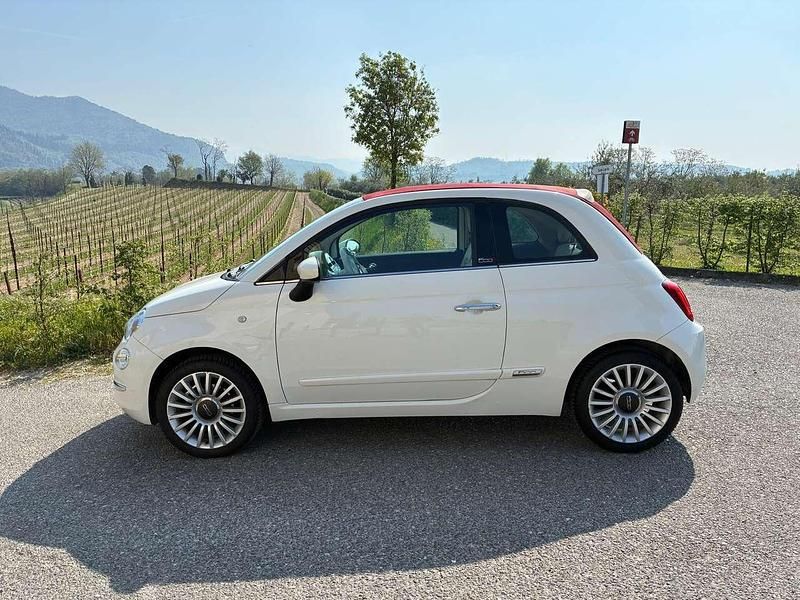 Usata Fiat 500C Lounge 69 CV (50 kW) 2018 Bianco Cabrio