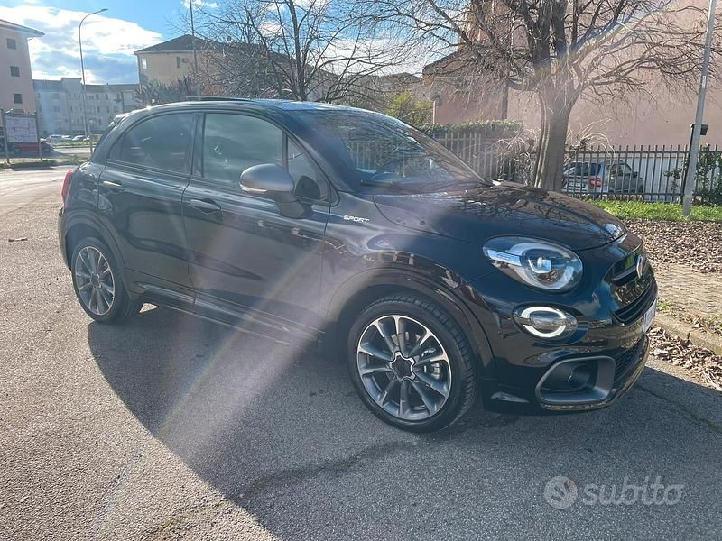 Usata Fiat 500X Sport 150 CV (110 kW) 2021 Nero SUV