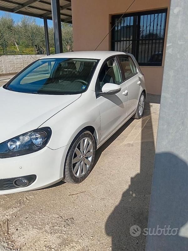Usata VW Golf VI 2010 Bianco Utilitaria