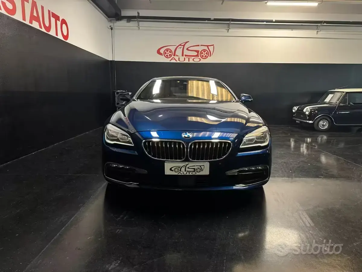 Usata BMW 640 M Sport 313 CV (230 kW) 2018 Blu Coupé