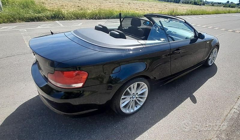 Usata BMW 120 Cabriolet 177 CV (130 kW) 2010 Nero Cabrio