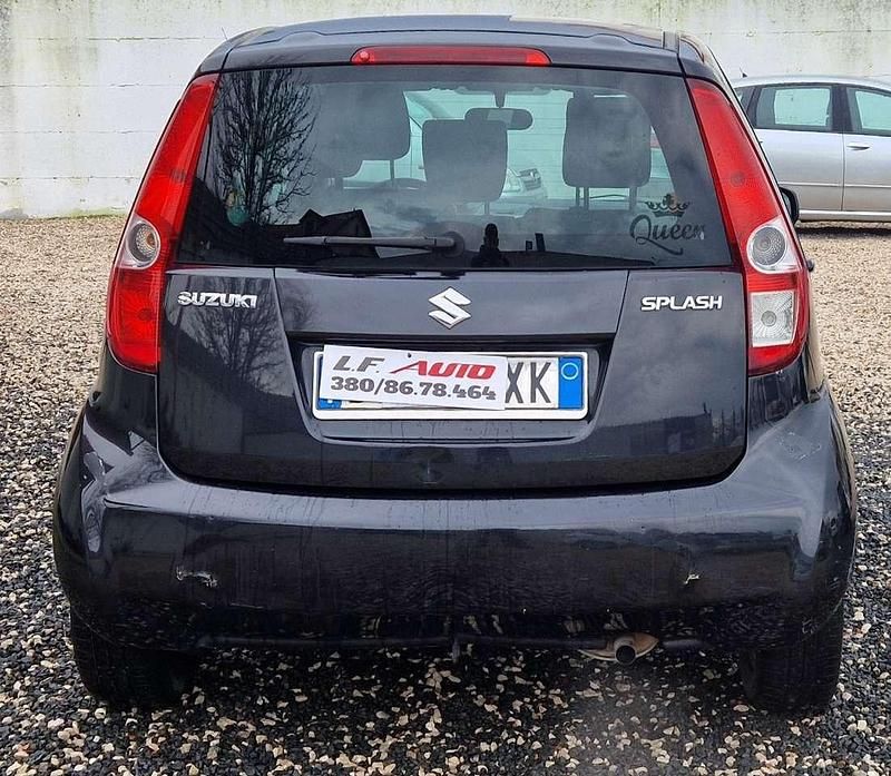Usata Suzuki Splash GLS 86 CV (63 kW) 2010 Nero Utilitaria