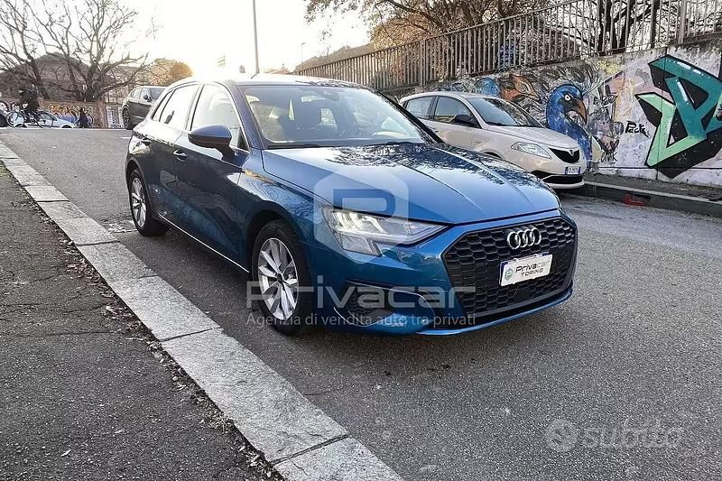 Usata Audi A3 Business 150 CV (110 kW) 2022 Blu Berlina