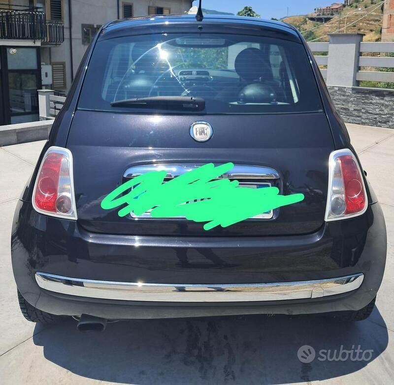 Usata Fiat 500 69 CV (50 kW) 2011 Nero Utilitaria