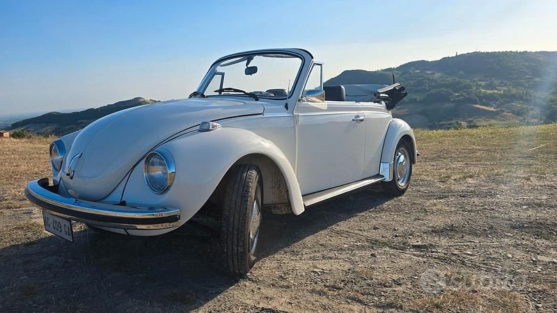 Usata VW Beetle Cabriolet Karmann 1970 Bianco Cabrio