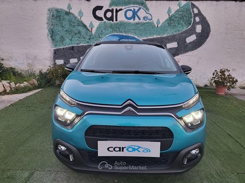 Usata Citroën C3 Shine 102 CV (75 kW) 2022 Verde Utilitaria