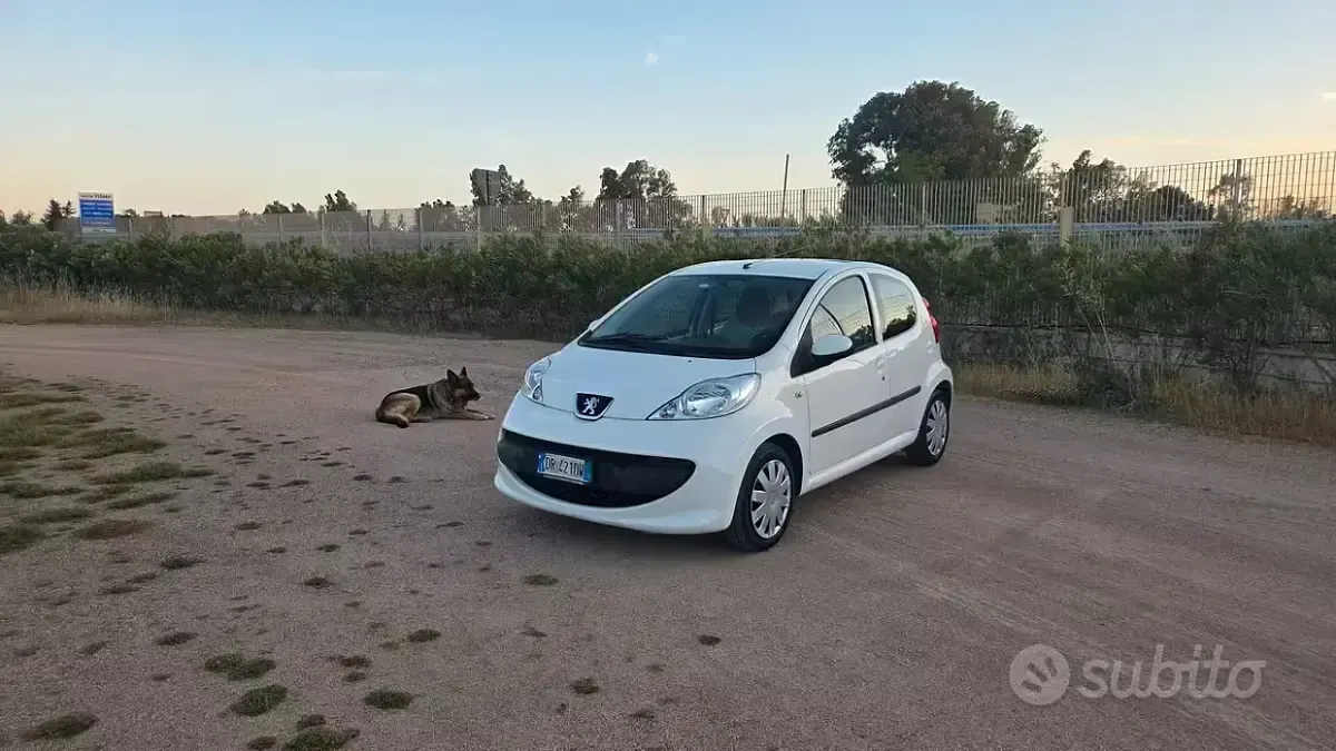 Usata Peugeot 107 68 CV (50 kW) 2010 Bianco Utilitaria