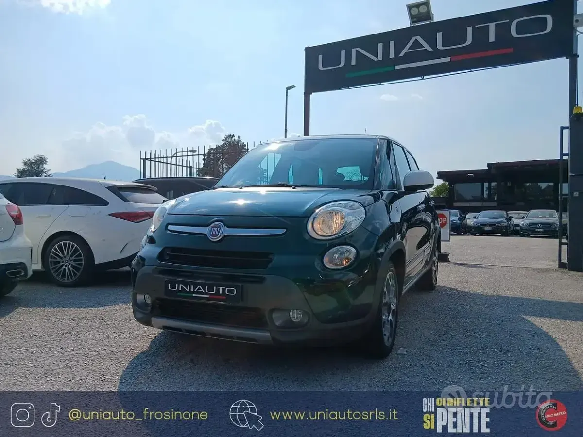 Usata Fiat 500L Lounge 85 CV (62 kW) 2015 Verde Monovolume