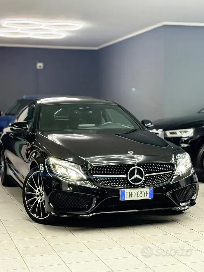 Usata Mercedes C220 Premium 170 CV (125 kW) 2018 Nero Coupé