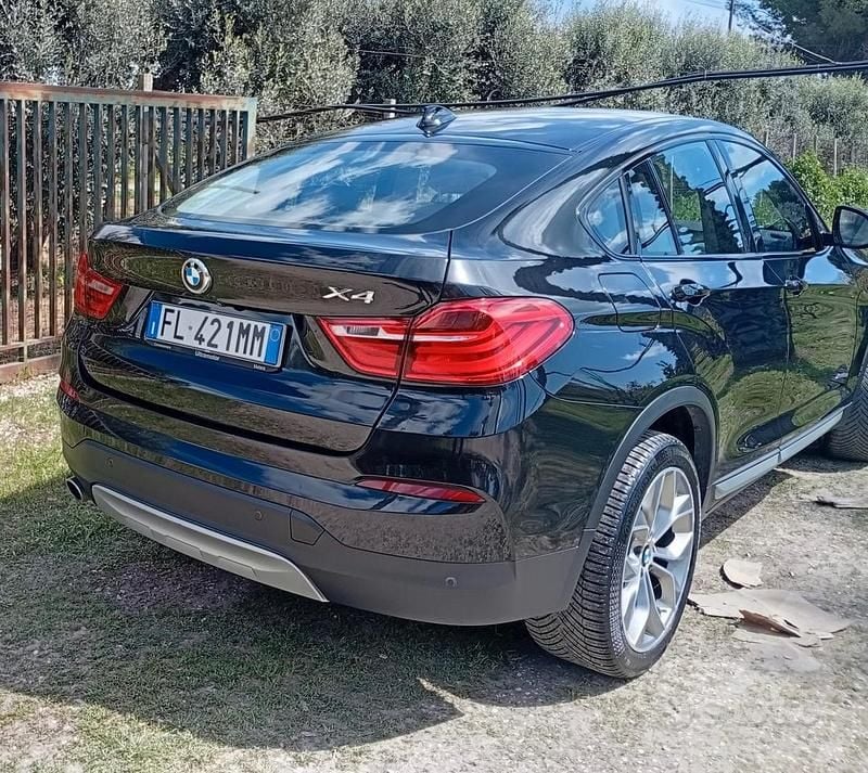 Usata BMW X4 190 CV (139 kW) 2017 Nero SUV