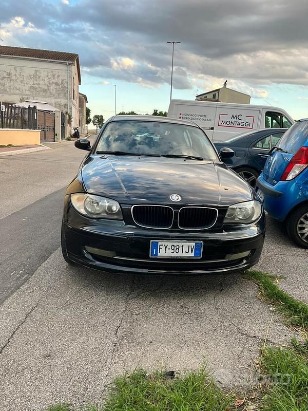 Usata BMW 118 2008 Nero Utilitaria