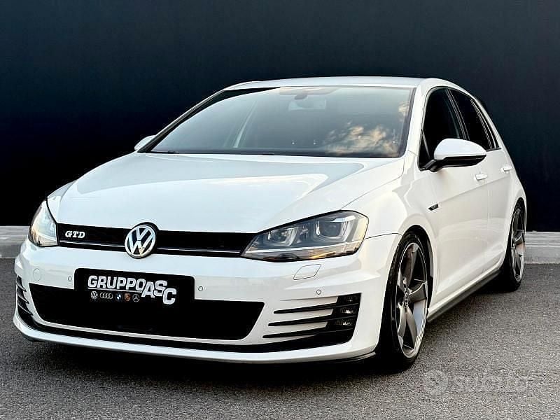 Usado VW Golf VII GTD 184 CV (135 kW) 2017 Blanco Berlina