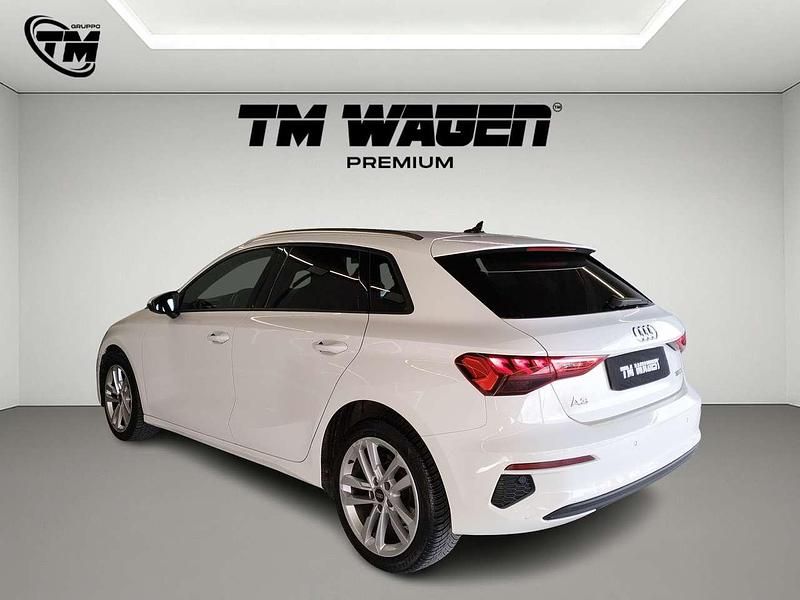 Usata Audi A3 Advanced 116 CV (85 kW) 2021 Bianco Berlina