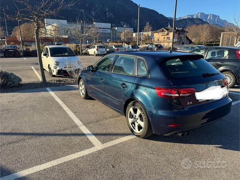 Usata Audi A3 Sport 150 CV (110 kW) 2018 Blu Berlina