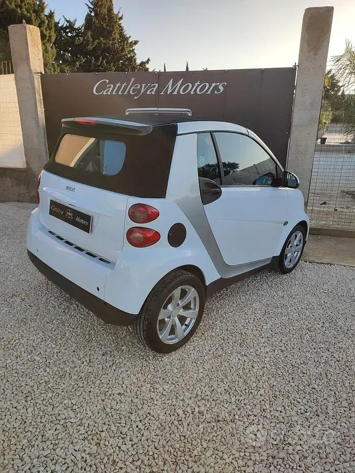 Begagnad Smart ForTwo Cabrio Passion 45 HK (33 kW) 2008 Vit Cab