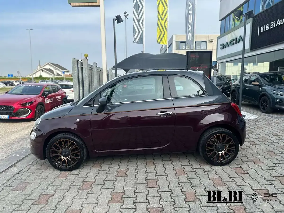 Usata Fiat 500 Collezione 69 CV (50 kW) 2019 Marrone Utilitaria