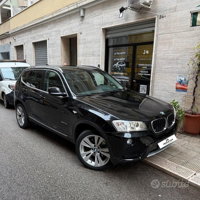 Usata BMW X3 Efficient Dynamics 184 CV (135 kW) 2012 Nero SUV