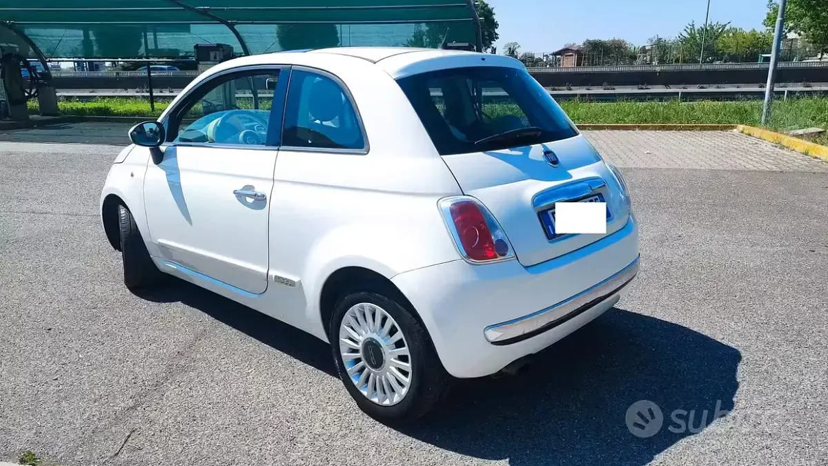 Usata Fiat 500 69 CV (50 kW) 2008 Bianco Berlina