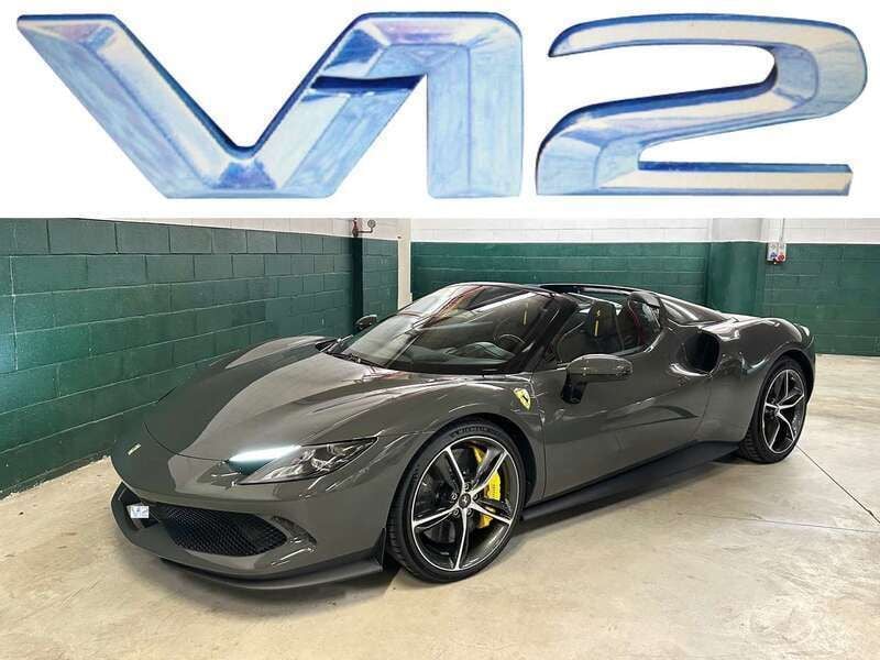 Grigio Usata 2023 Ferrari 296 Cabrio | 305.000 € (Super prezzo) - Immagine 1/4