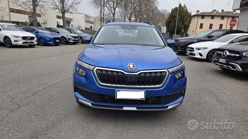 Usata Skoda Kamiq Ambition 89 CV (65 kW) 2021 Blu SUV