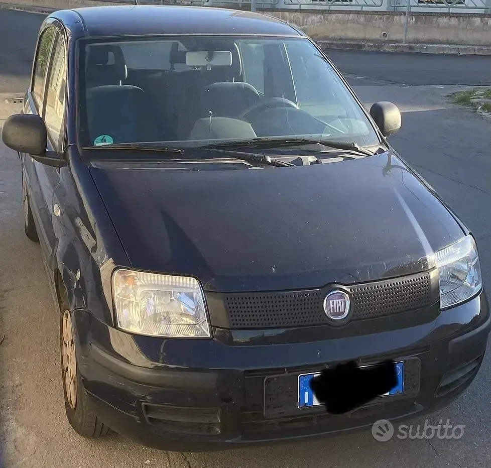 Usata Fiat Panda 69 CV (50 kW) 2011 Blu Utilitaria