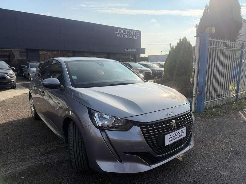 Usata Peugeot 208 Active 101 CV (74 kW) 2020 Argento Utilitaria